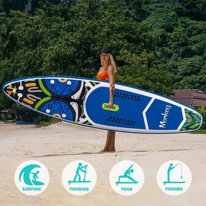 Надуваем падълборд НОВИ SUP FunWater KOI MONKEY Paddle Board НАЛИЧНИ