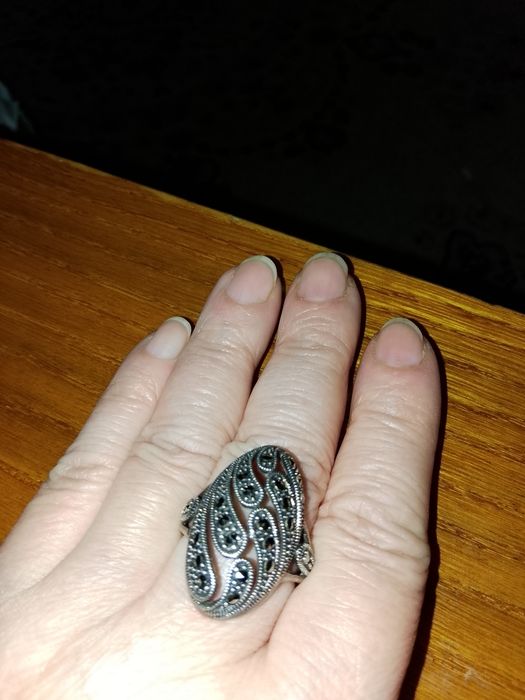 Продам кольцо ,чернение серебро