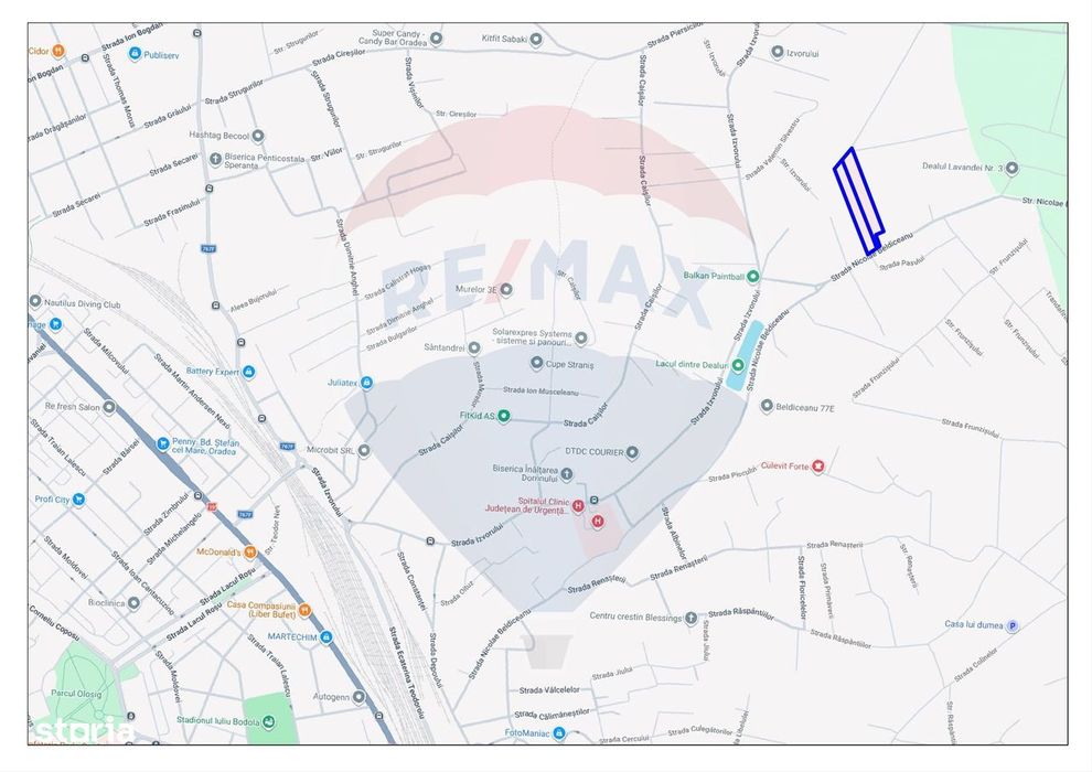 De vânzare teren parcelabil, 15.349 mp