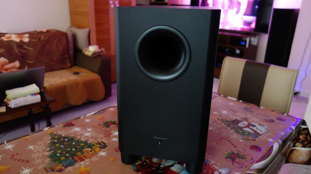 Subwoofer Activ Pioneer S-21W, 100W RMS, Negru