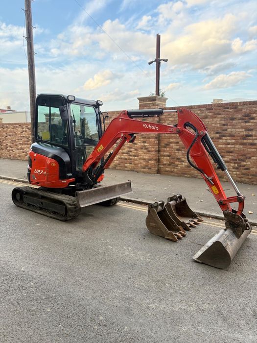 Vand miniexcavator Kubota U27-4 2018