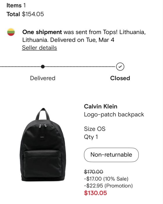 Рюкзак Calvin Klein