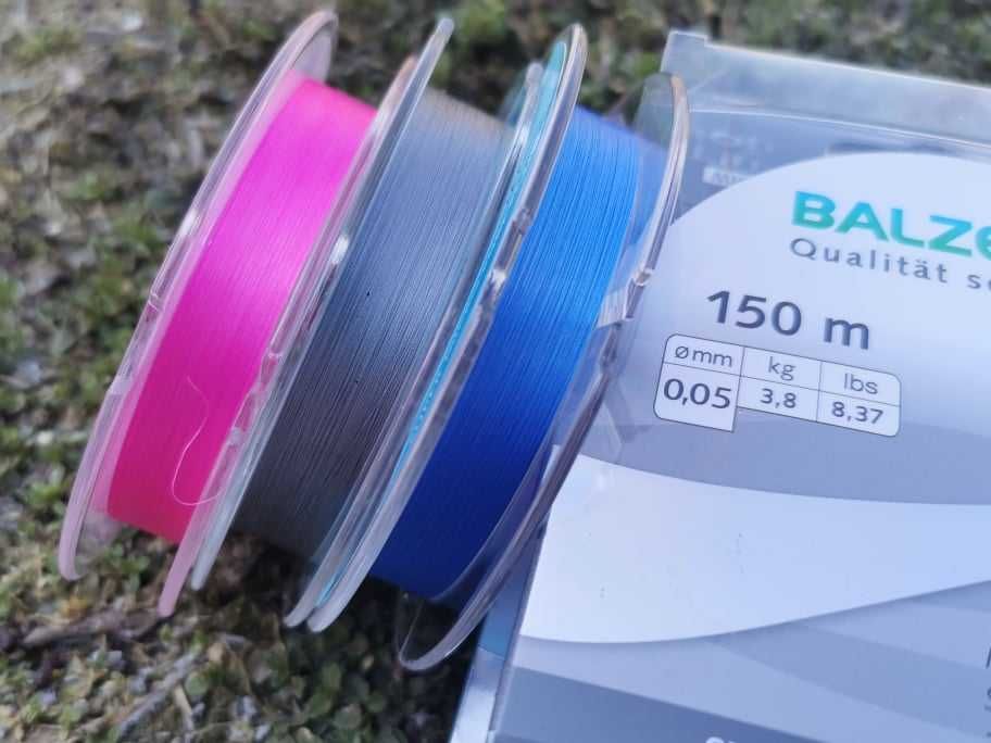 Немско плетено влакно за пъстърва , размери 0.04 до 0.06мм