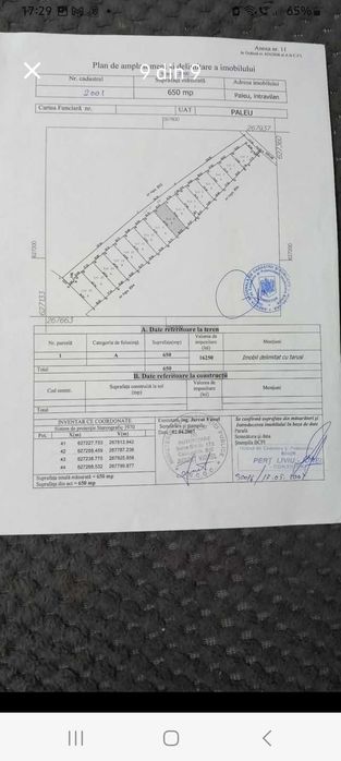 Vând parcelă intravilan