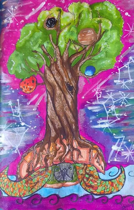 Postere cu tematica trippy, naturala si fantasy. Marime A4