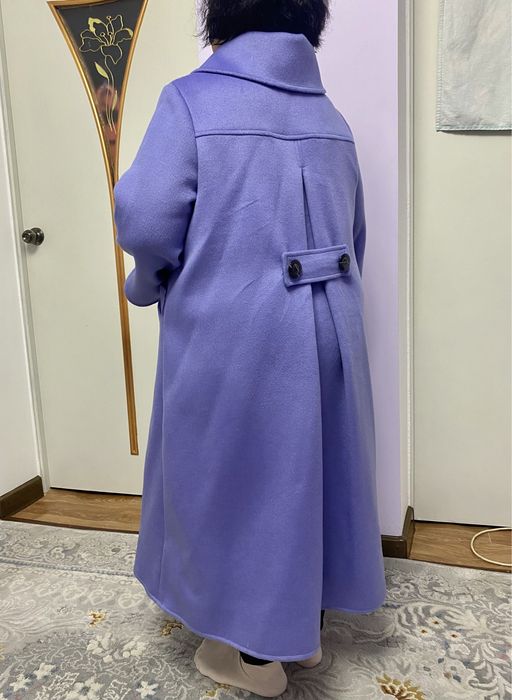 Пальто сиреневое