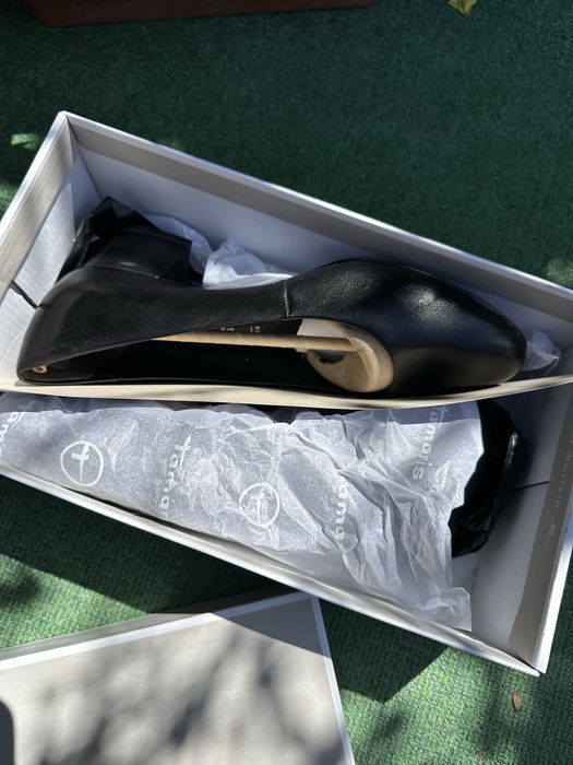 Pantofi din piele naturala Tamaris