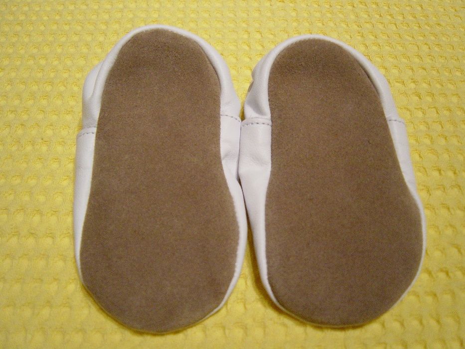 Нови детски буйки INCH BLUE естествена кожа