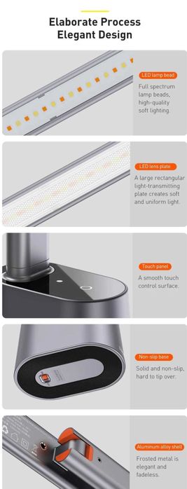 Baseus Беспроводная Настольная Лампа Smart Eye Series Rechargeable