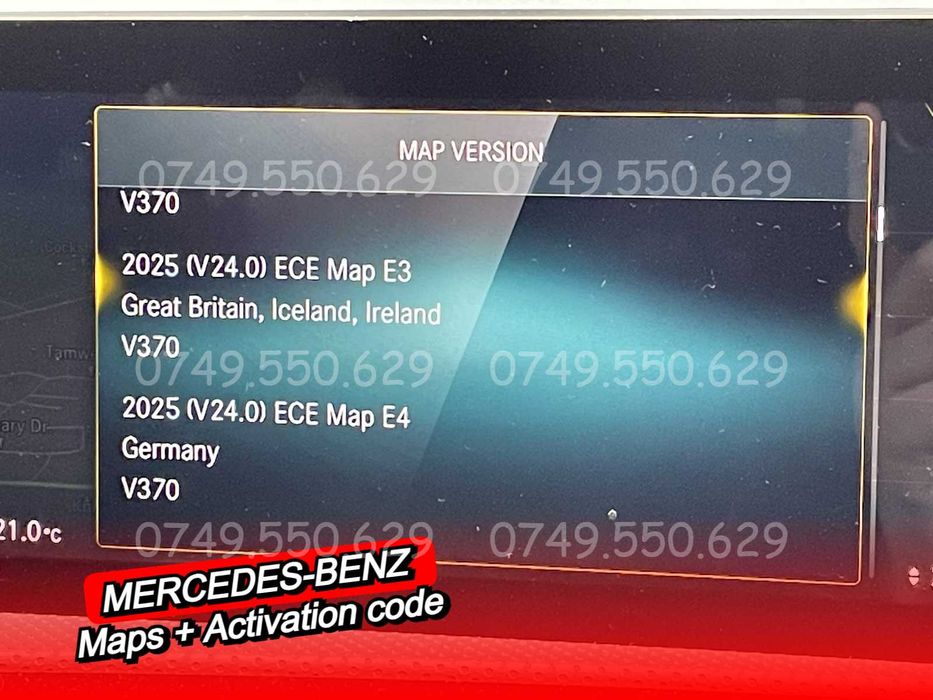 USB actualiazre harti Mercedes Comand NTG 6 W177 W247 C118 X167 X253