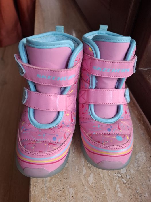 Ghete iarna Sketchers 26 cu luminite