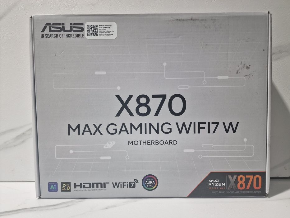 ASUS X870 Max Gaming WIFI7 W