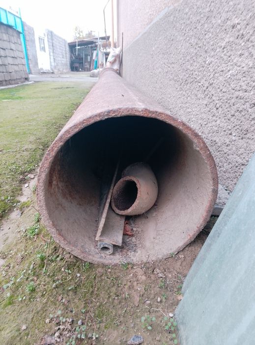 Труба металлическая 415х27х1 см, б/у, СССР