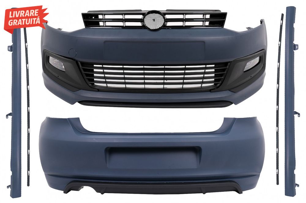 Pachet Exterior Complet VW Polo 6R 6C (2010-2017) R-Line Design