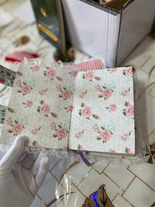 Блокнот ручная работа на 8 марта