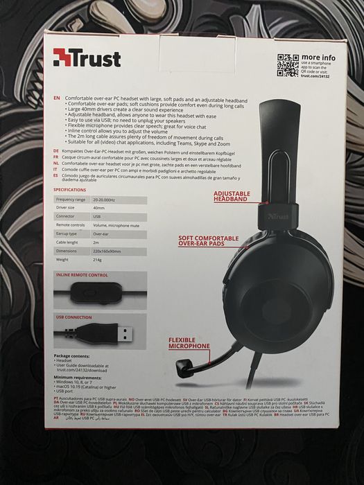 Headset(Casti) Trust Ozo pentru PC