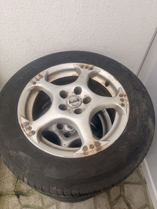 аглавие: Алуминиеви джанти Alessio 15 цола с гуми 195/65 R15