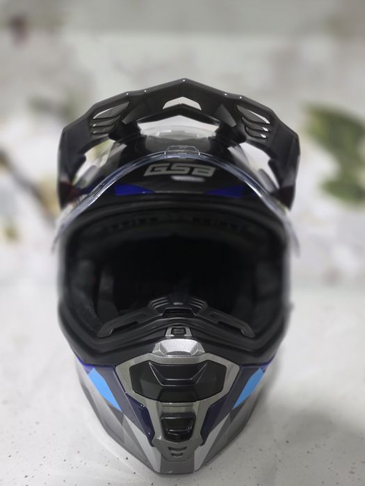 Ендуро Каска GSB с вградени очила