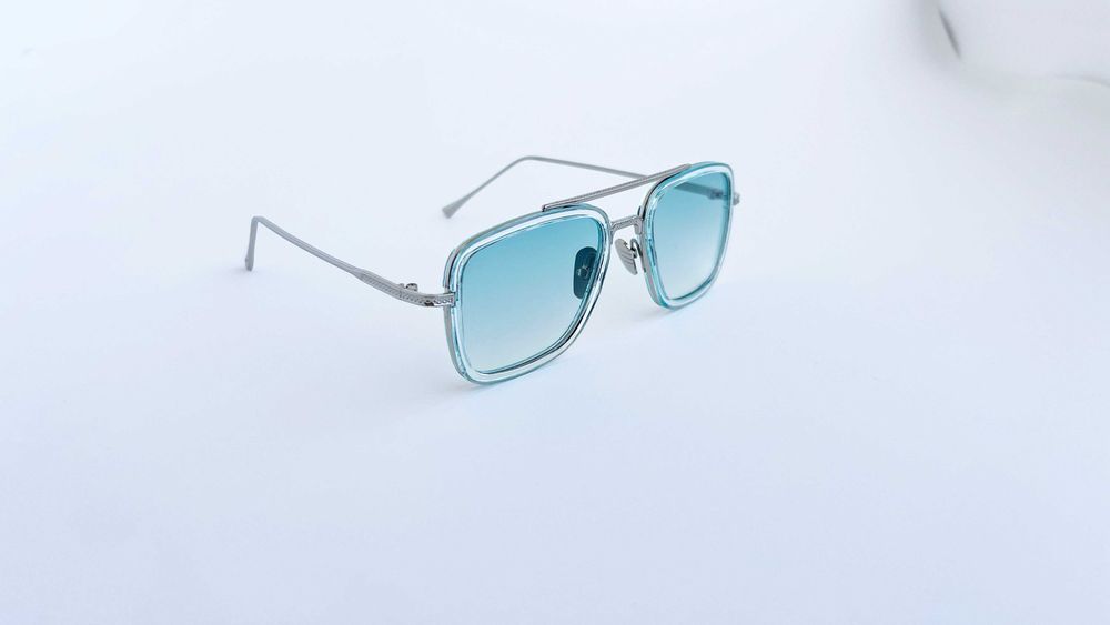 Ochelari de soare Dita Flight - Rama transparenta Lentile verzi