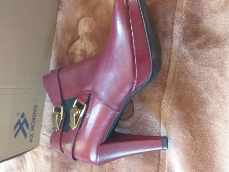 Botine dama din piele