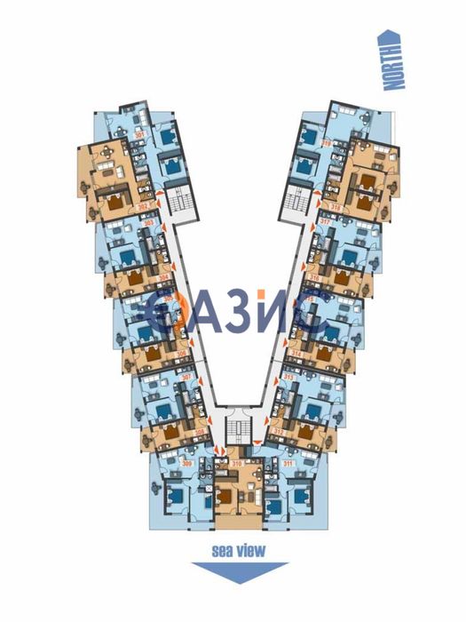 Продава се Тристаен апартамент в Свети Влас - 73 кв.м за 600 €/кв.м - Снимка #11