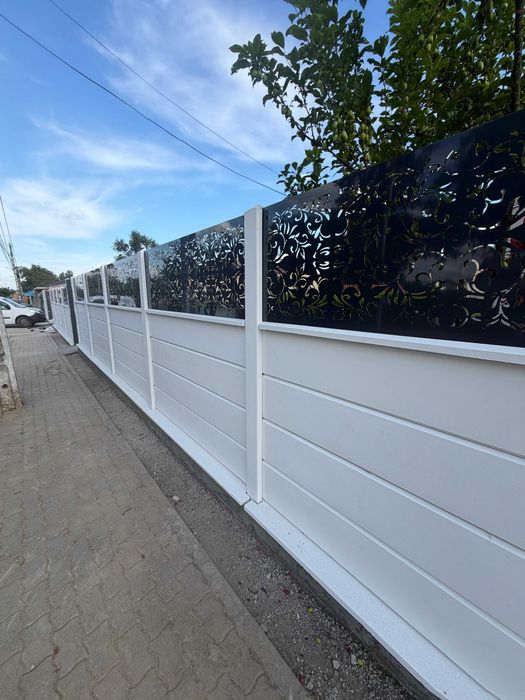 Garduri prefabricate + porți BOND personalizate | Beton și marmură