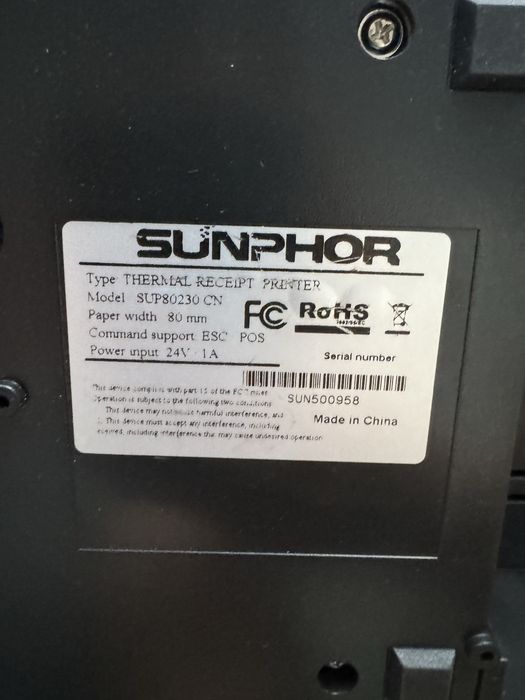 Принтер чеков SunPHOR SUN500958