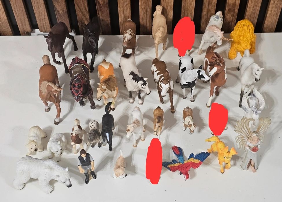 Lot 29 Figurine Schleich Cai, ursi polari animale de curte