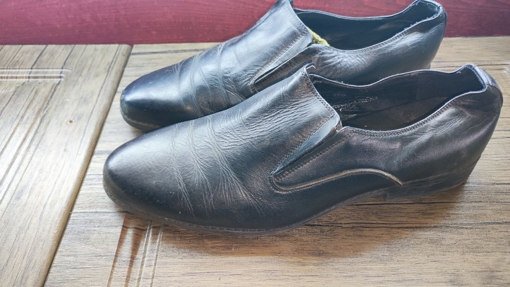 Туфли большимеры,46 размера, кожаные , демисезонные