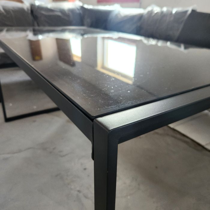 LICHIDARE STOC Set grădină metalic cu masă înaltă