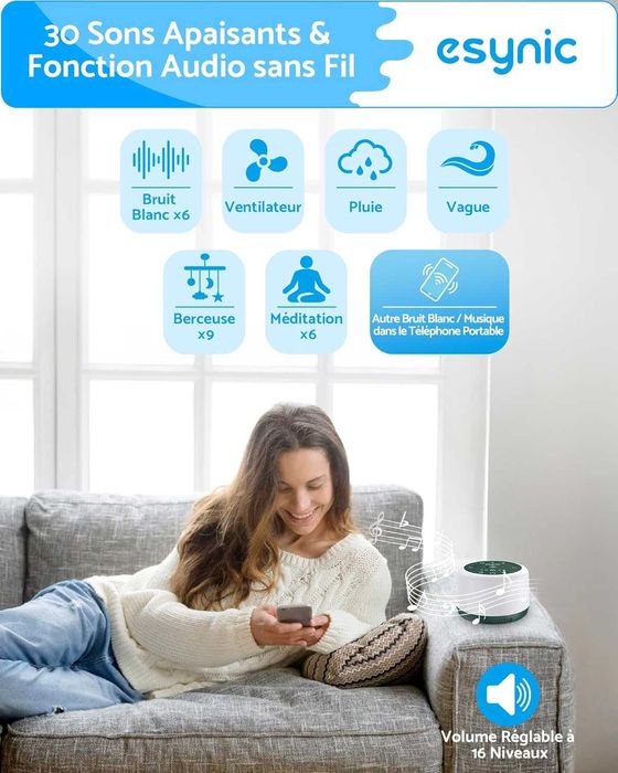 eSynic машина за бял шум