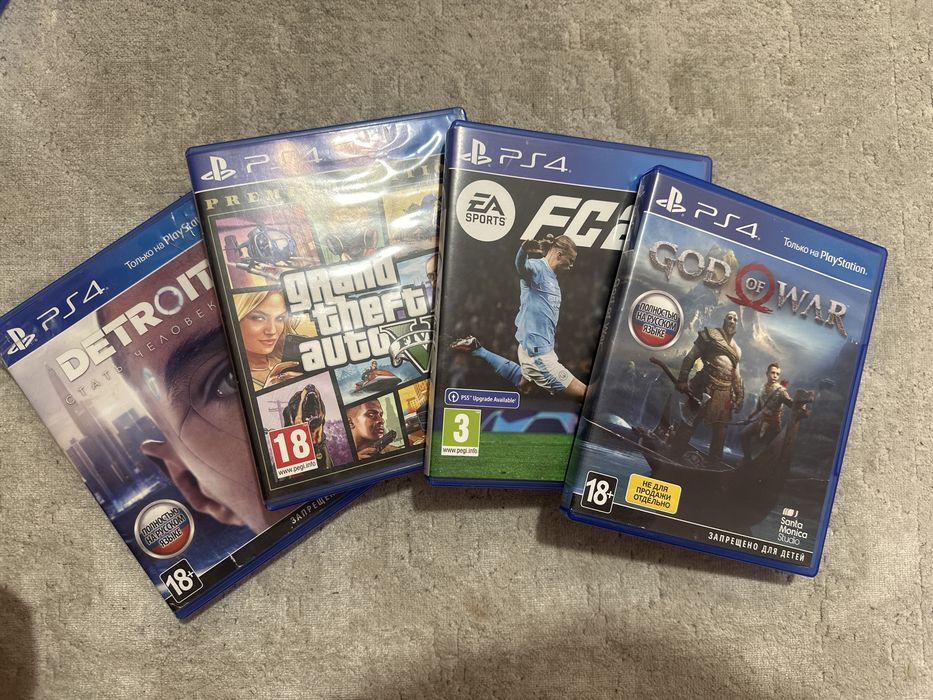 продаю игры на пс 4
