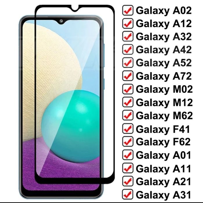 Folie sticla samsung a01 a02s a17 a12 a20s a13 a21s a22 a30s a55 husa