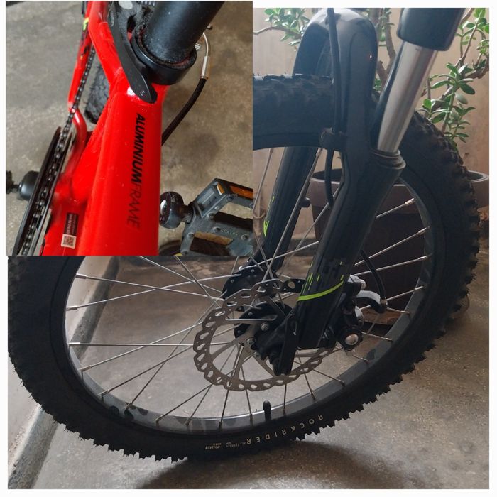 Pachet copii - Bicicleta RockRider ST900 si Trotineta Oxelo MID 9