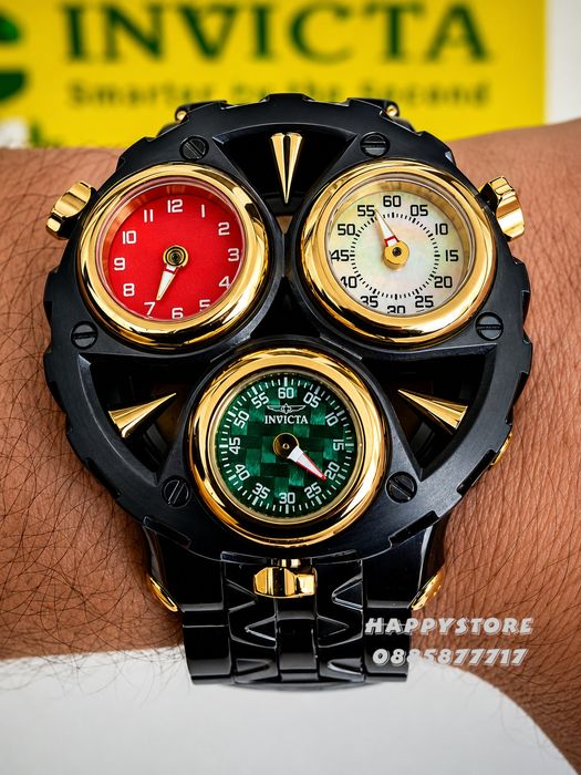 INVICTA Cerberus Black 47 mm, Инвикта нов мъжки часовник