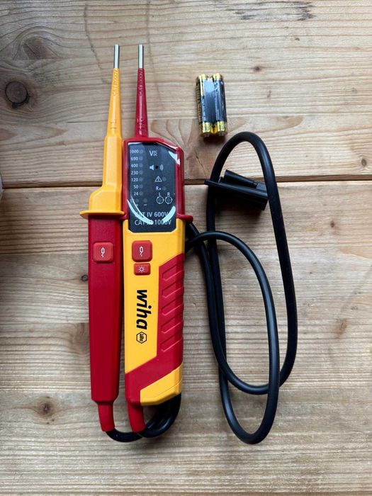 Tester de tensiune si continuitate Wiha 45216, 12-1.000 V AC, CAT IV