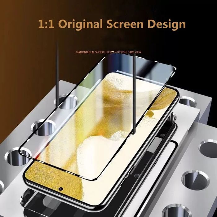 Samsung Galaxy S23 Ultra / 3D ЦЯЛО ЛЕПИЛО Стъклен протектор