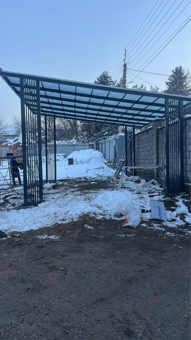 Ворота_навес_талгар