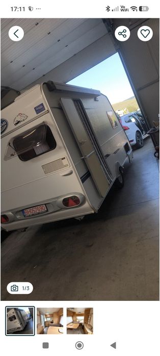 Rulota caravana Caravelair antares 400