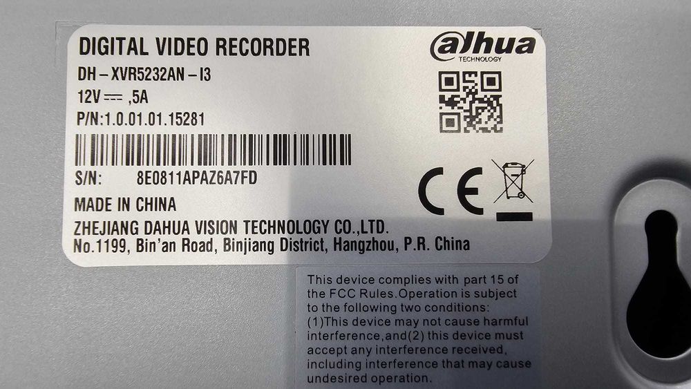 DVR 32 canale Penta-brid Dahua XVR5232AN-I3, 5MP, H.265+, 4K HDMI, Perimetru, SMD Plus, IOT, POS