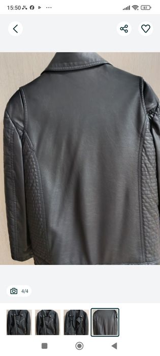 Куртка экокожа,для девочек, состояние отличное