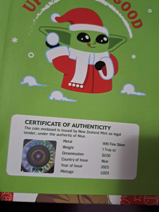 Редки сребърни монети от 1 унция - Рик и Морти и Мандалориан