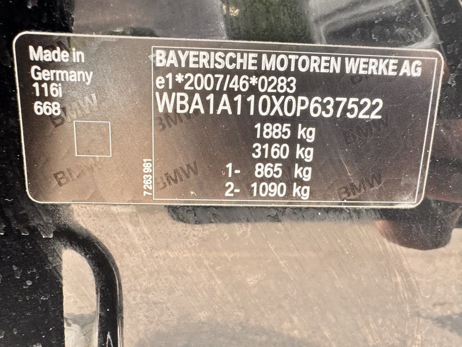 BMW 116I Automat