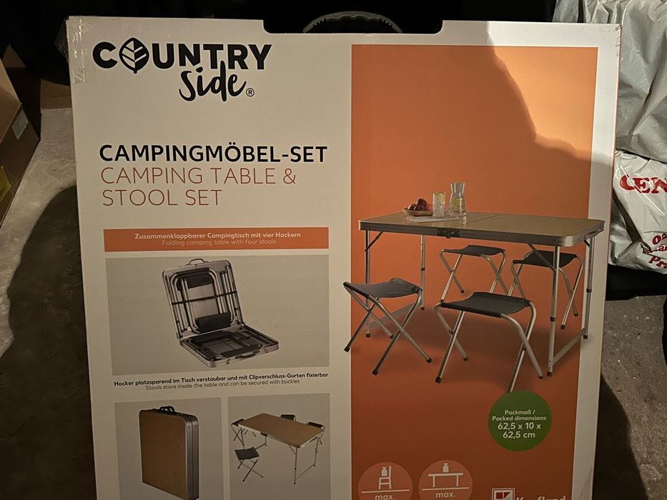 Set camping(masa+scaune pliabile)