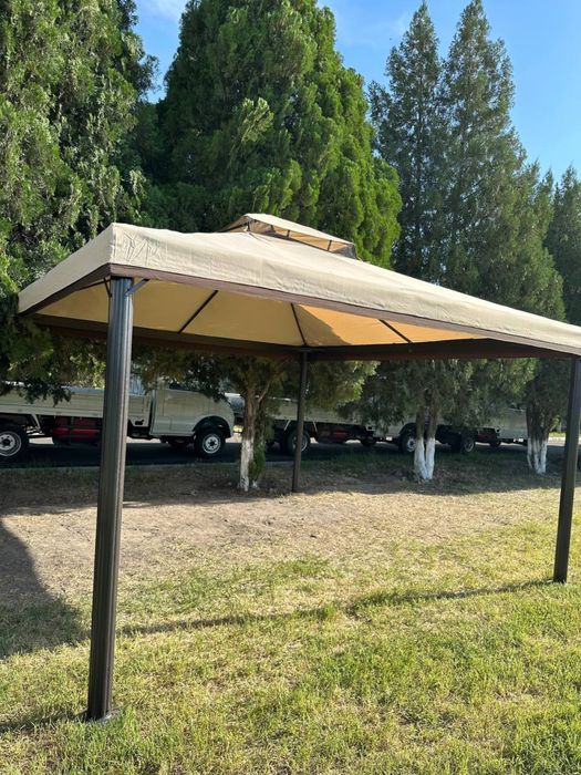 Продам навес шатер с занавесками