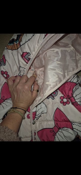 Зимно яке за момиче,размер 128,134/140 сет спортен