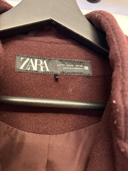 Яке Zara в цвят бордо