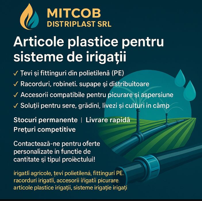 Vand Coloana Teava de Irigat 63 75 90 110 pn 6