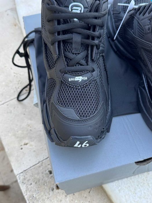 Balenciaga Runner Black Мъжки Обувки 46 EUR + Кутия + Dustbag