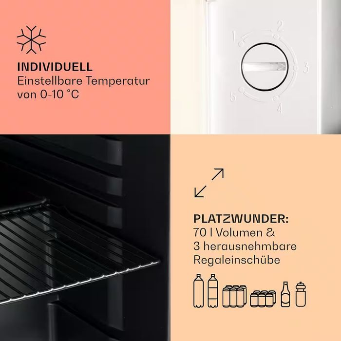 Мини Хладилник Klarstein PopLife 48L